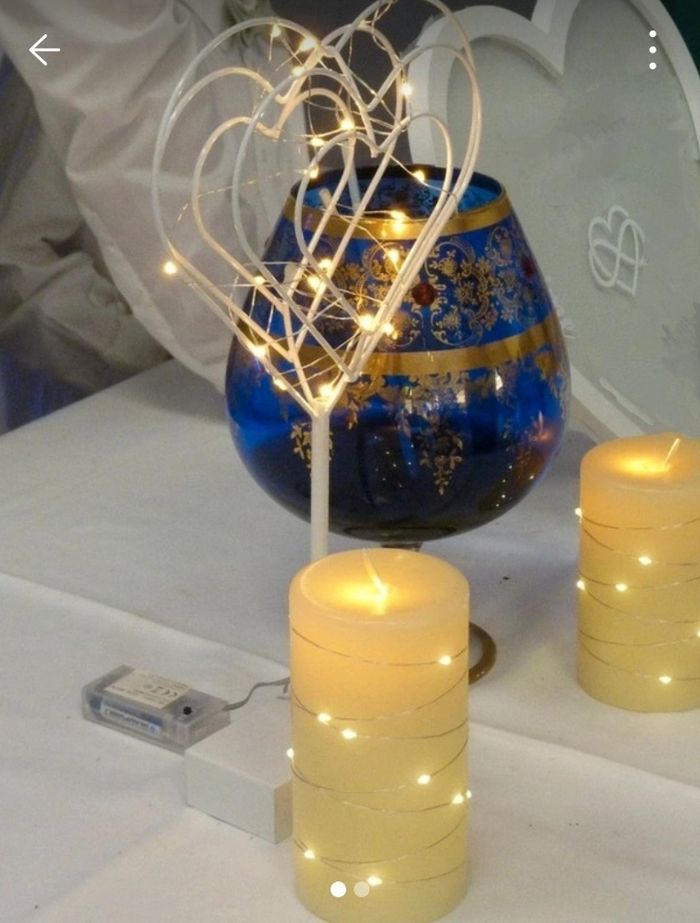 Coeur lumineux LED idéal cérémonie laïque mariage - photo numéro 2