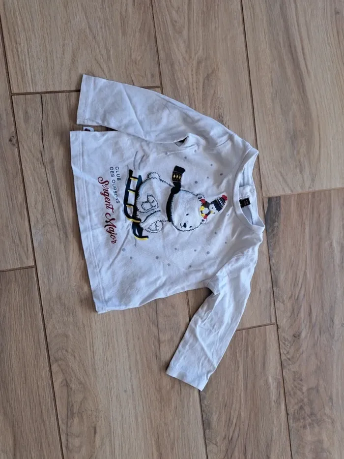 Ensemble salopette tee shirt manche longue - photo numéro 3
