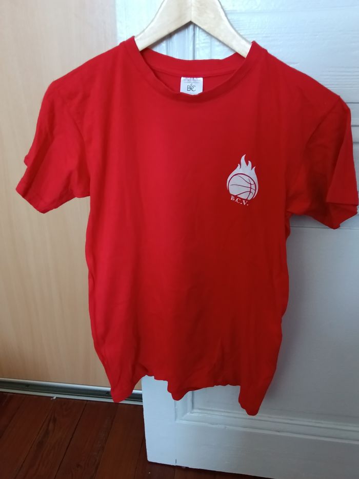 Tee-shirt B&C collection rouge et blanc