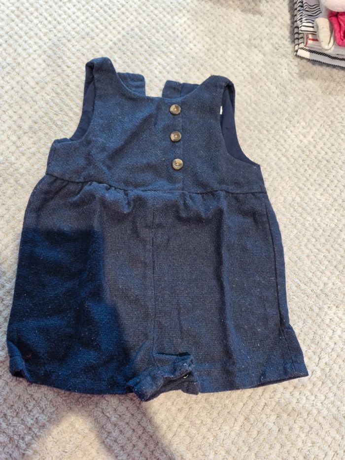 Combishort Verbaudet 18 mois bleu marine
