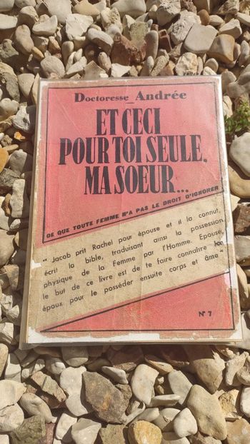 Et ceci pour toi seule ma sœur..