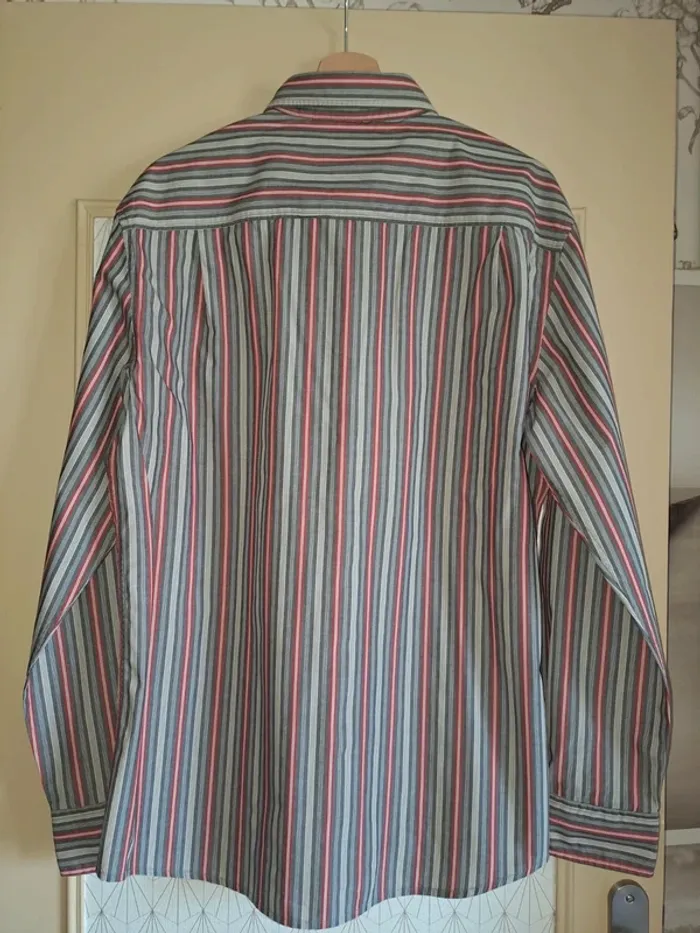 Chemise homme rayée Burton jamais portée XL 43/44 - photo numéro 4