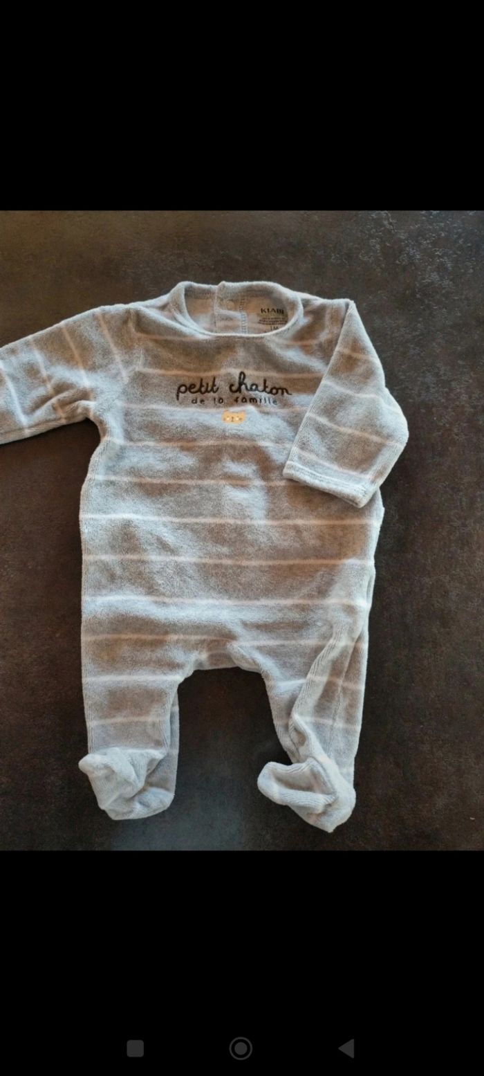 Lot de 5 pyjamas garçon taille 1 mois - photo numéro 6