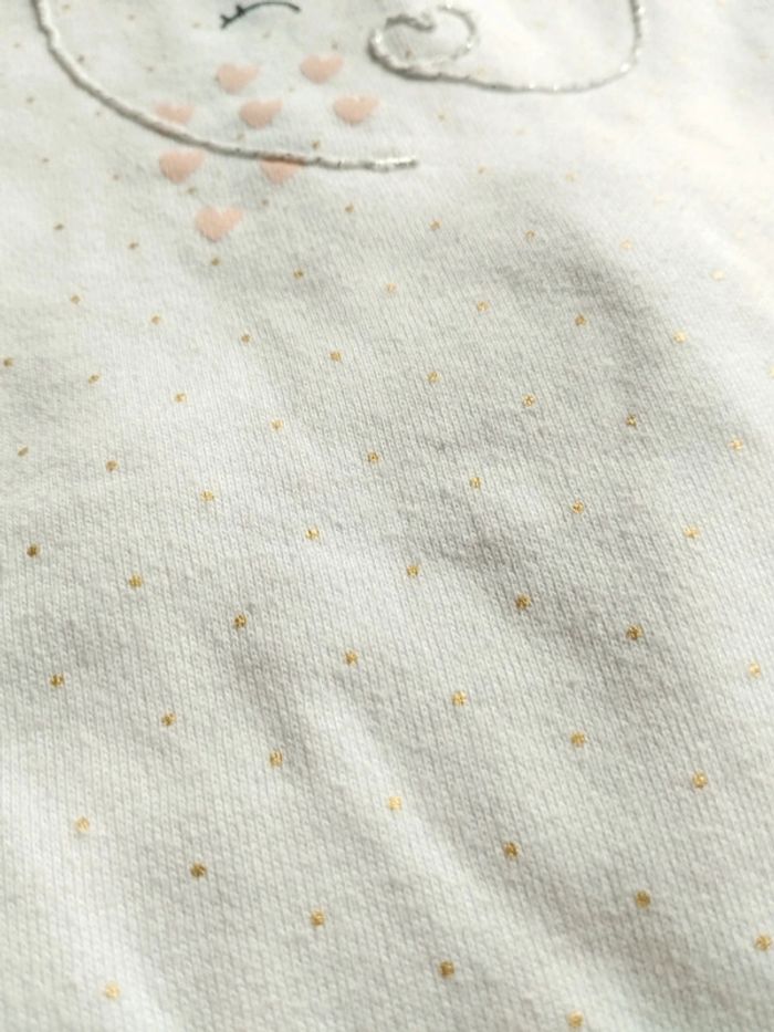 Pyjama une pièce sweat fille 18 mois - photo numéro 3