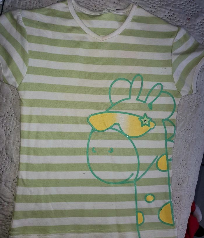T-shirt 6 ans rayé - photo numéro 2