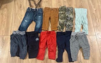 Lot Pantalons 6-9 mois