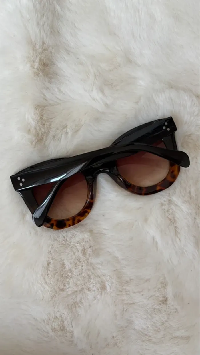 Lunettes de soleil marron - photo numéro 2
