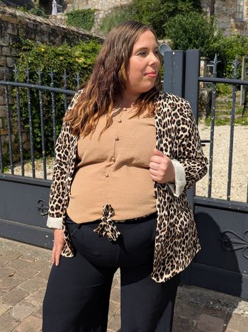 Blazer fluide Toulon léopard
TU curvy
