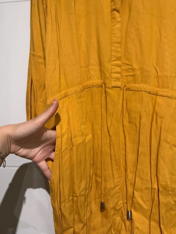 Robe chemise moutarde - photo numéro 2