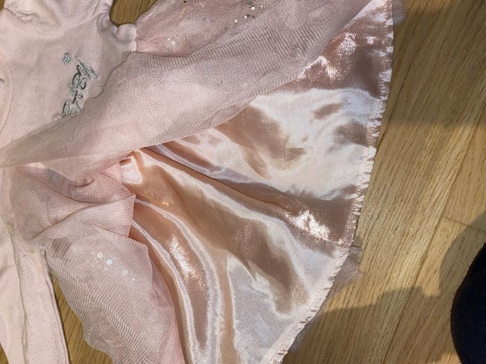 Robe rose col montant « Happy Baby » – 18 mois - photo numéro 3