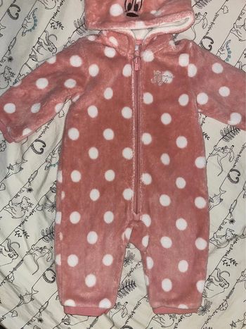 Grenouillère en polaire Minnie 12 mois excellent état