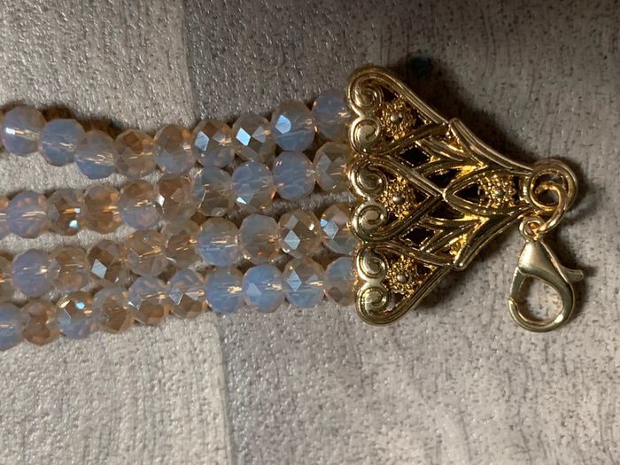 Parure Collier ras de cou  et boucles d’oreilles - photo numéro 7