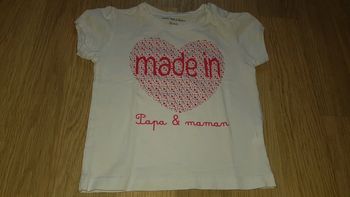 T shirt 18 mois