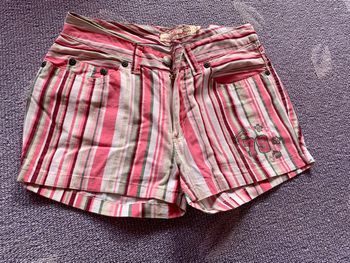 short rayé rose fushia 12 ans