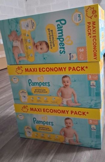 COUCHES PAMPERS TAILLE 3 PREMIUM PROTECTION