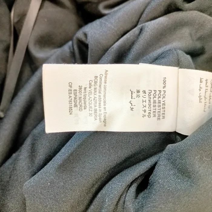 Robe asymétrique Manoukian à volants Mango - Imprimé bleu/gris - Taille S - A660 - photo numéro 9