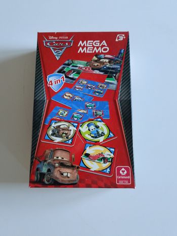 Méga mémo 4 en 1 cars2 cartamundi complet 