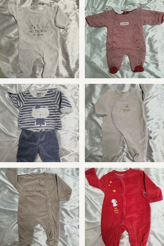 Lot pyjamas 1 mois