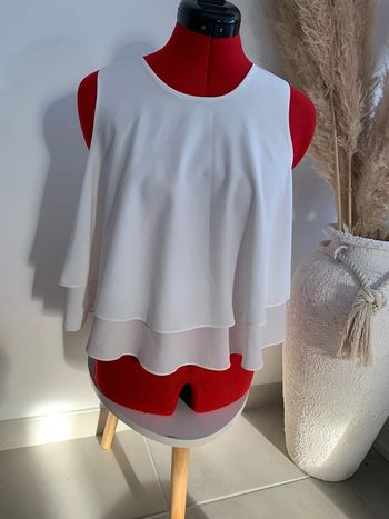 blouse Zara blanc taille S