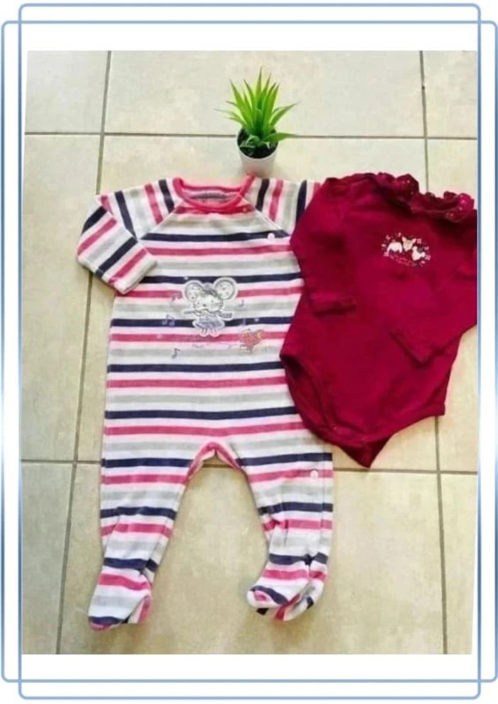 Ensemble Bodie et Pyjama Velours Sergent Major - Taille 6 mois 💕 - photo numéro 3