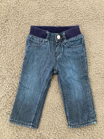 Jean bleu marine doublé 6 mois