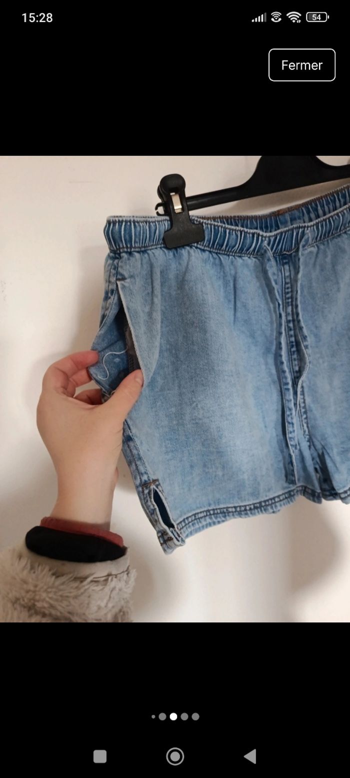 Short en jean Kiabi taille 42 - photo numéro 5