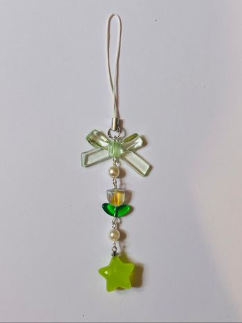 Charms vert Green  porte-clé coquette keychain