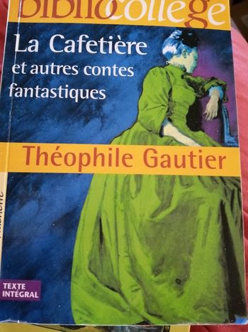 La cafetiere et autres contes fantastiques de Théophile Gautier