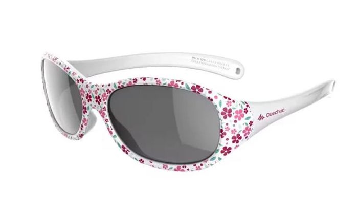Lunettes de soleil randonnée Fille 2-4 ANS MH K120 Fleurs roses Cat 4 - photo numéro 2