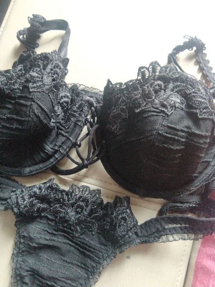 Ensemble lingerie noir