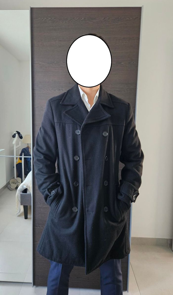 Manteau long noir Kiabi - photo numéro 2