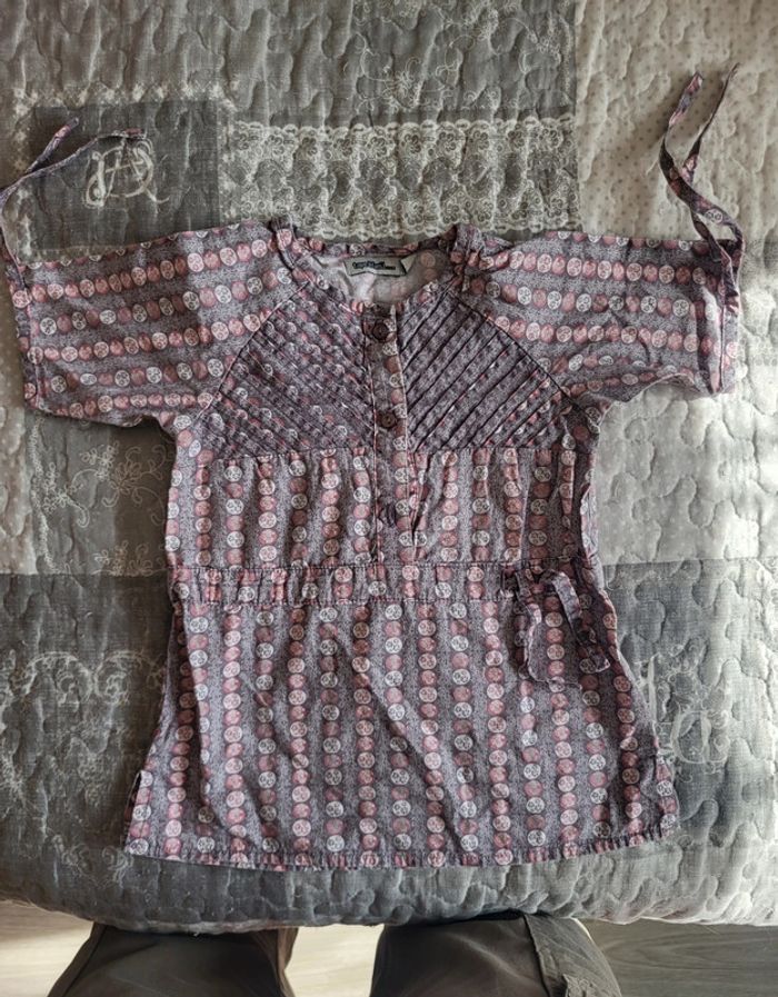 Blouse à motif tape à l'œil 12 mois