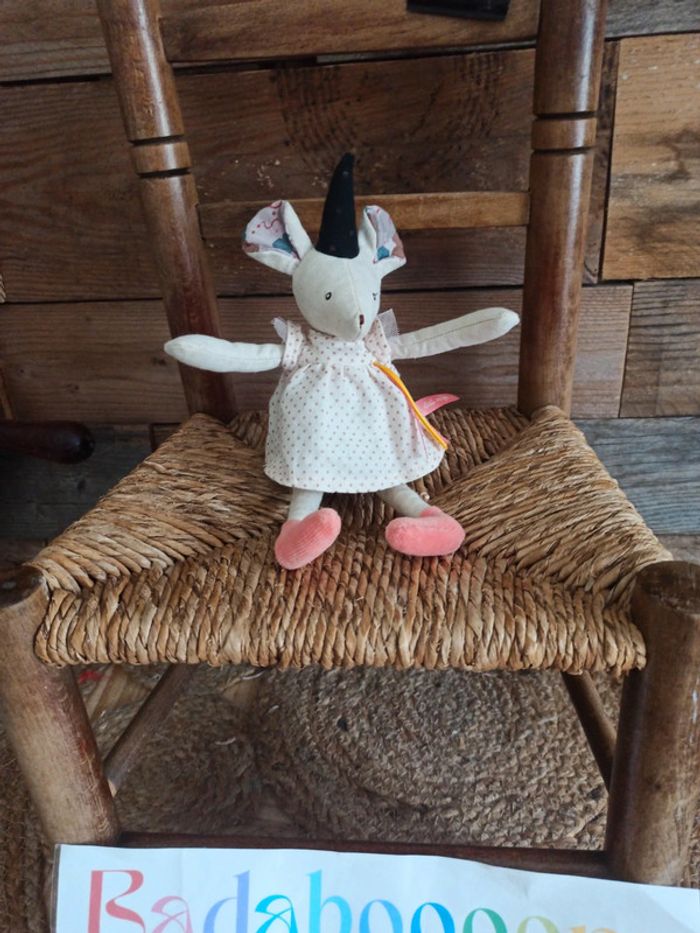 Peluche Mimi la souris moulin roty tbe - photo numéro 2