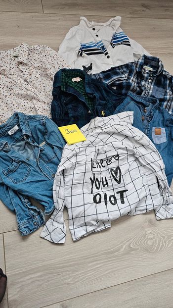 Gros lot 7 chemises manche longue 3 ans