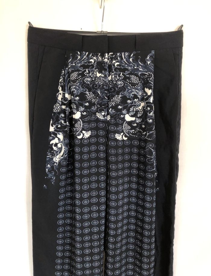 Pantalon bleu marine fluide style paréo motifs H&M taille 34 36 neuf - photo numéro 8