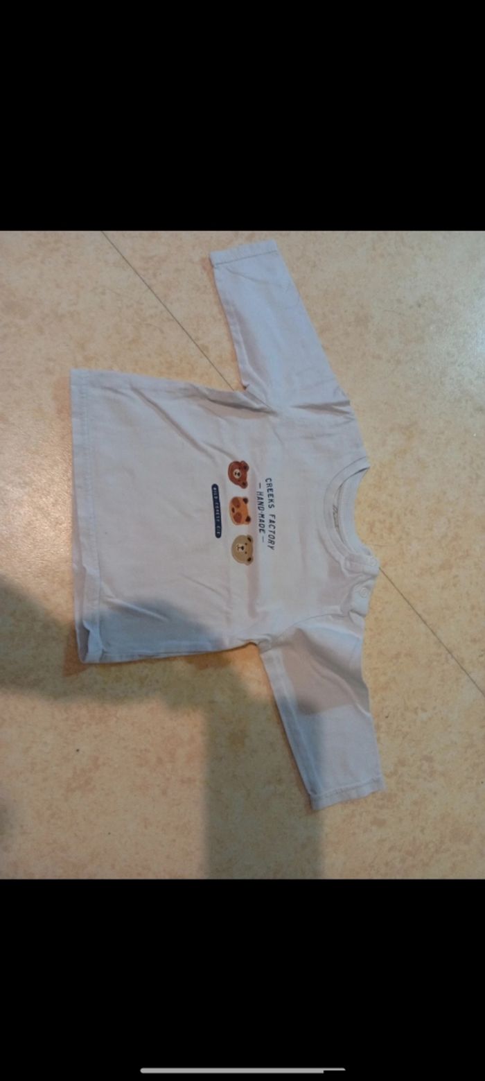 Haut manche longue taille 6 mois marque creeks - photo numéro 2