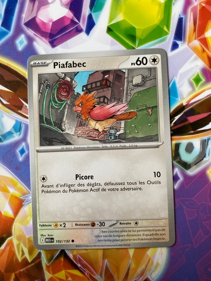 Carte Pokémon commune neuf