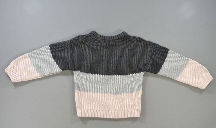 Pull tricot gris rose ORCHESTRA 3 ans 98 cm fille - photo numéro 3