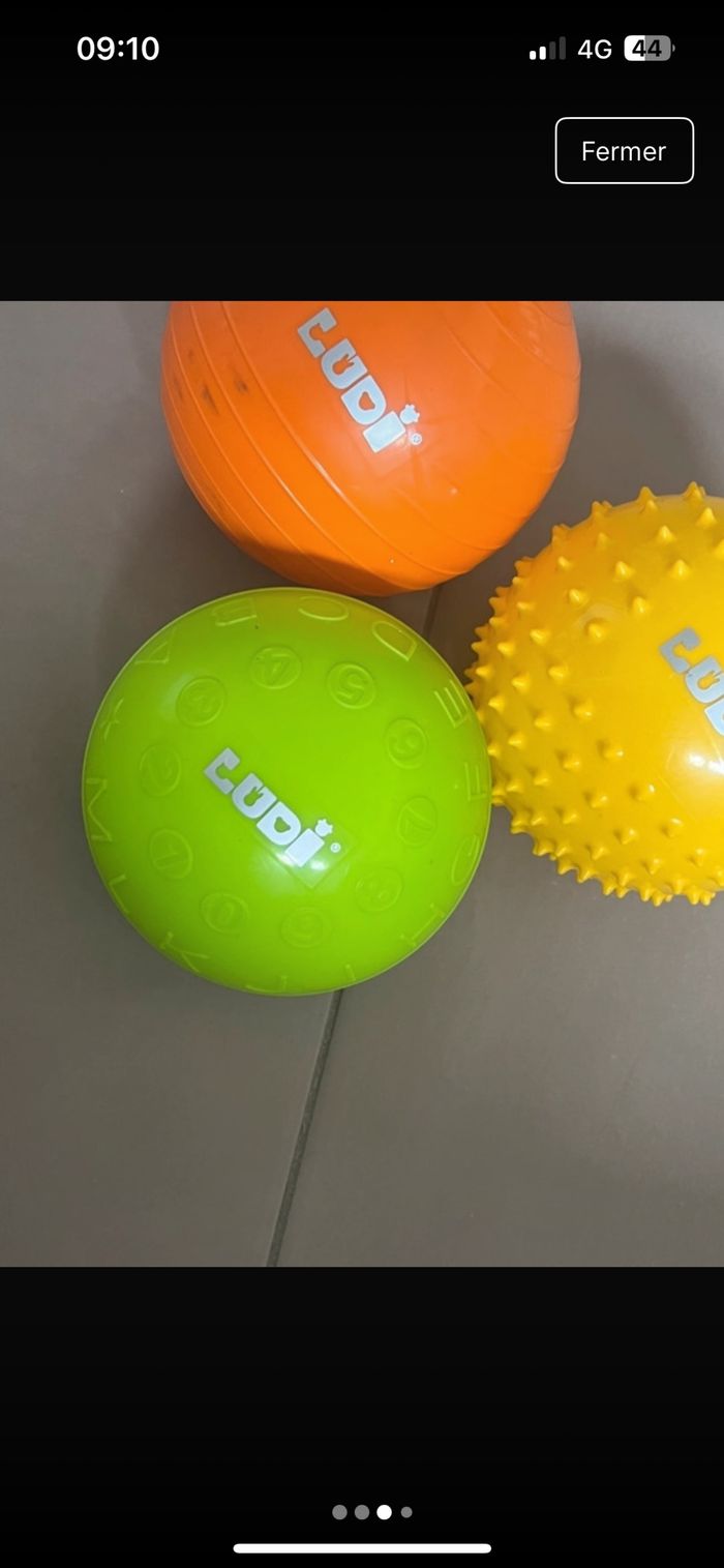 3 balles sensorielles - photo numéro 3