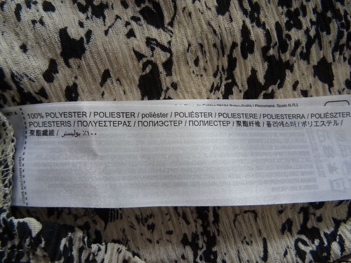 Robe imprimée texturée Mango taille S - photo numéro 4