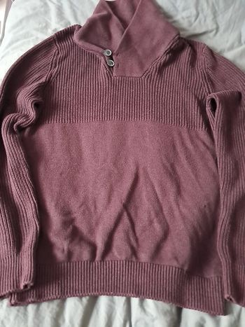 Pull couleur prune