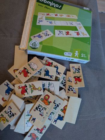 Dominos tout en bois