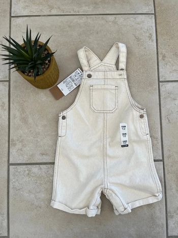 Salopette short garçon taille 18 mois