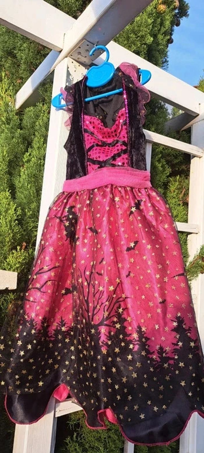 Robe Halloween triple jupon tulle et sequins