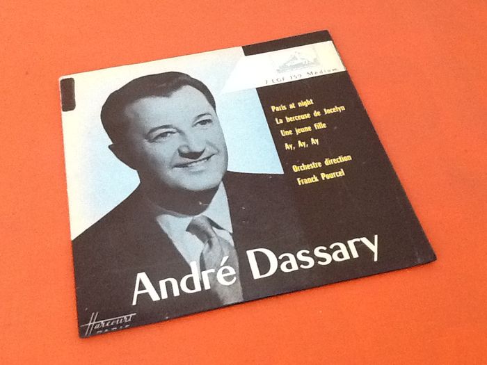 Vinyle 45 tours André Dassary Paris at night (1955) - photo numéro 6