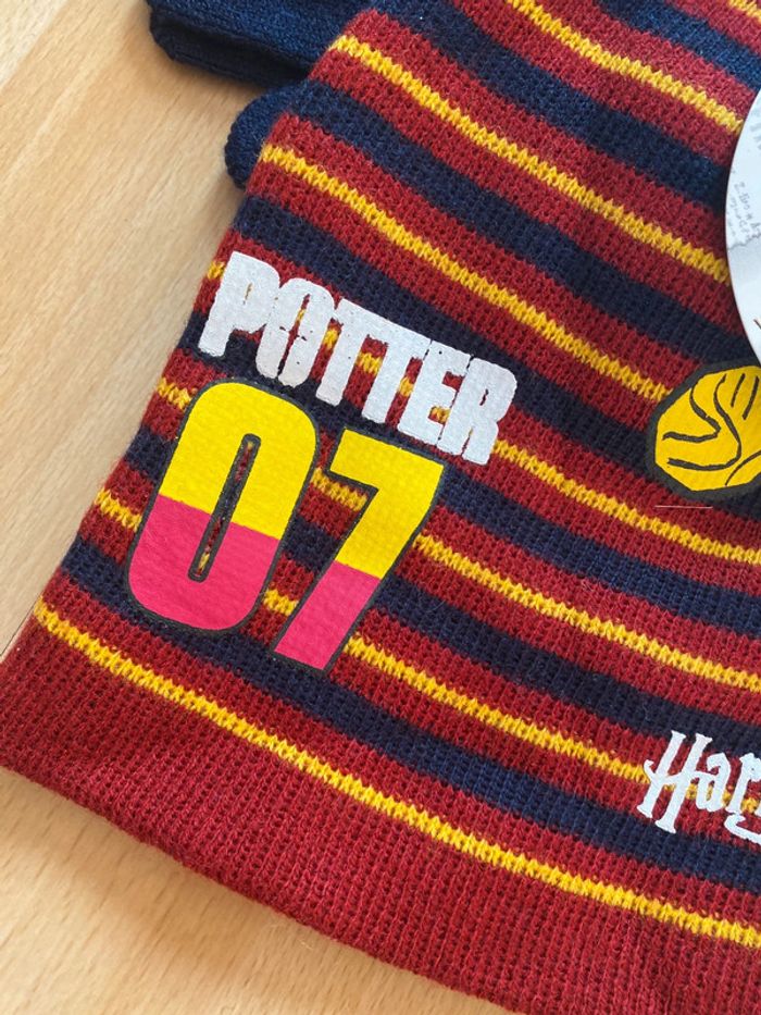 Ensemble bonnet et gants Harry Potter taille 52 cm - photo numéro 2