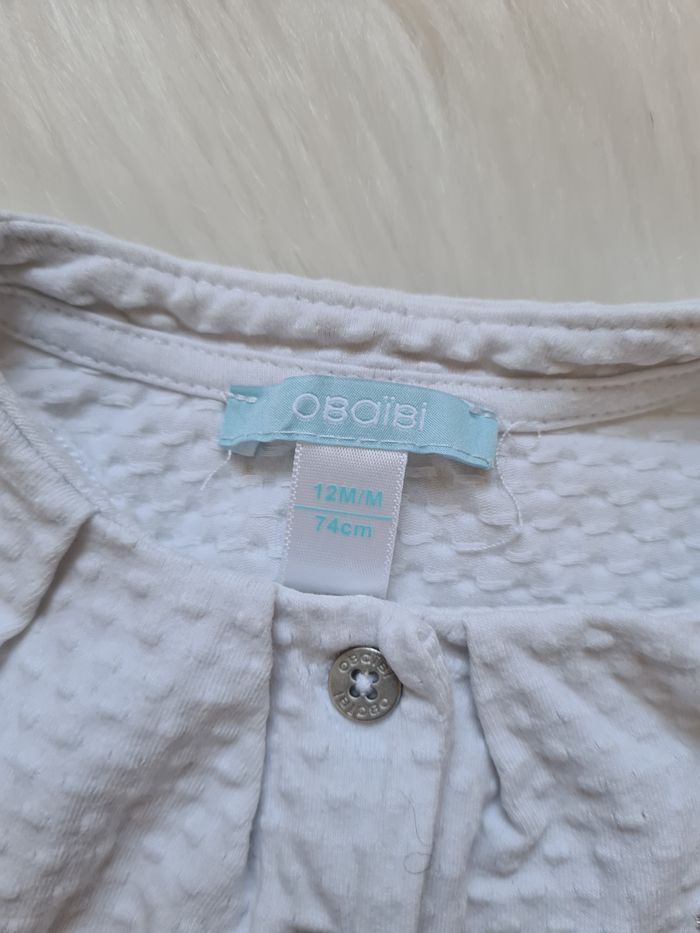 Gilet blanc obaibi - photo numéro 2