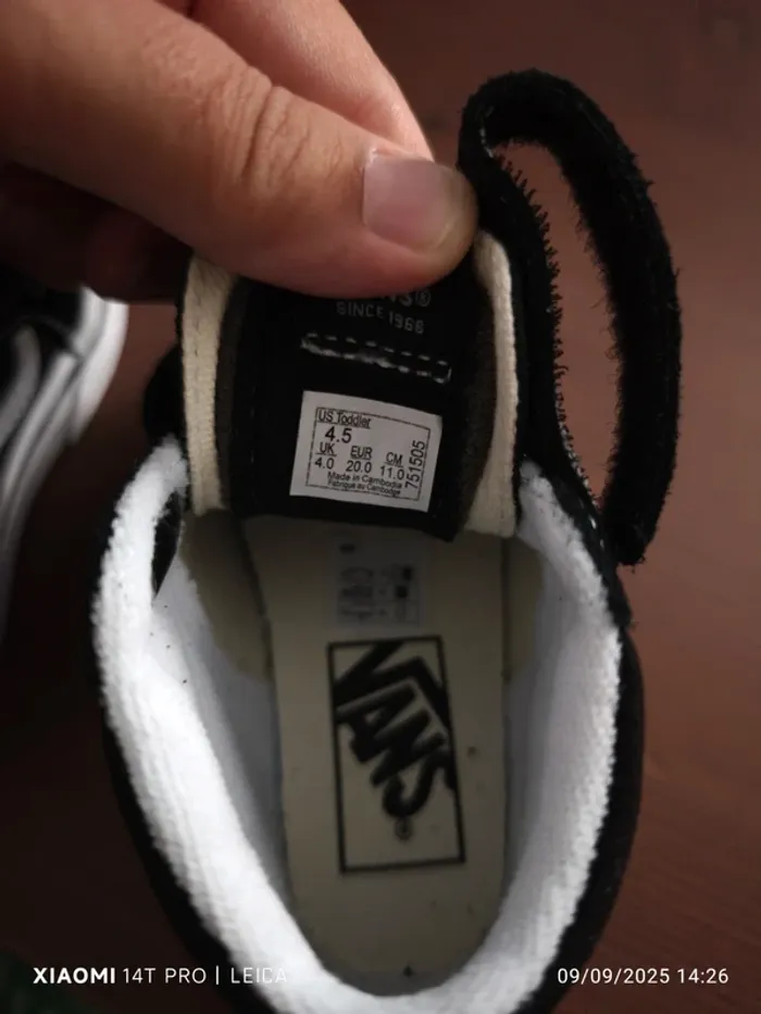 Baskets noir T20 Vans - photo numéro 6