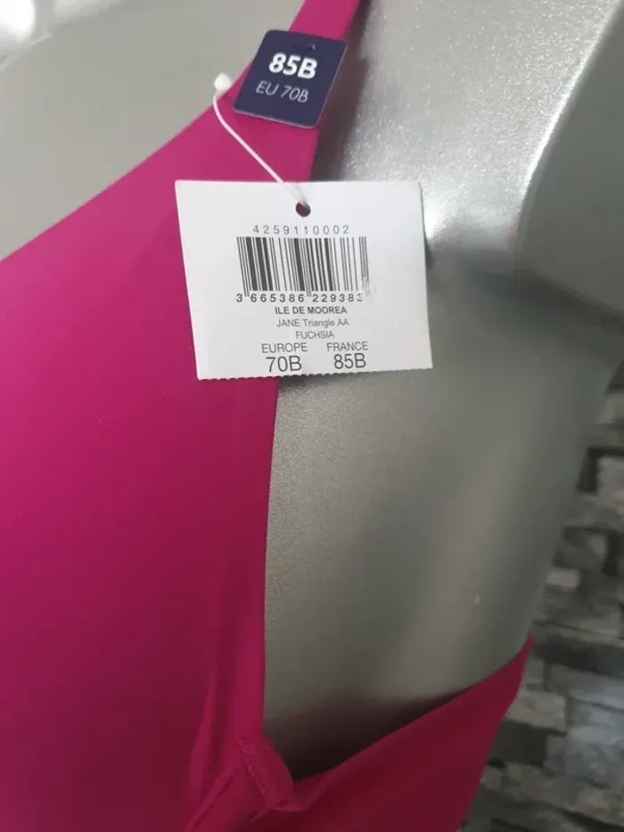 Maillot de bain sexy fushia lavande T34/85B - photo numéro 3
