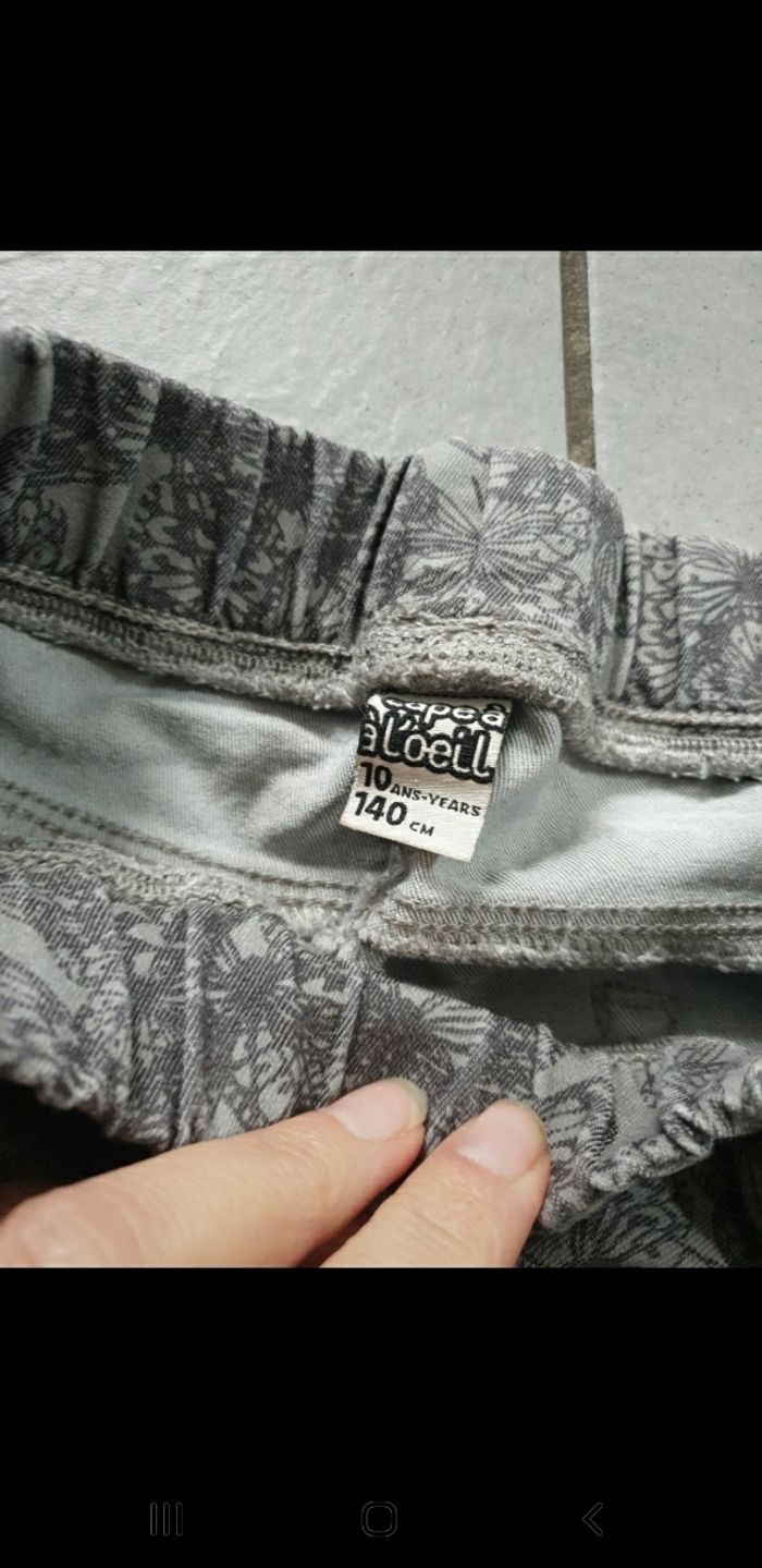 Ensemble fille t-shirt renard jegging 10 ans - photo numéro 4